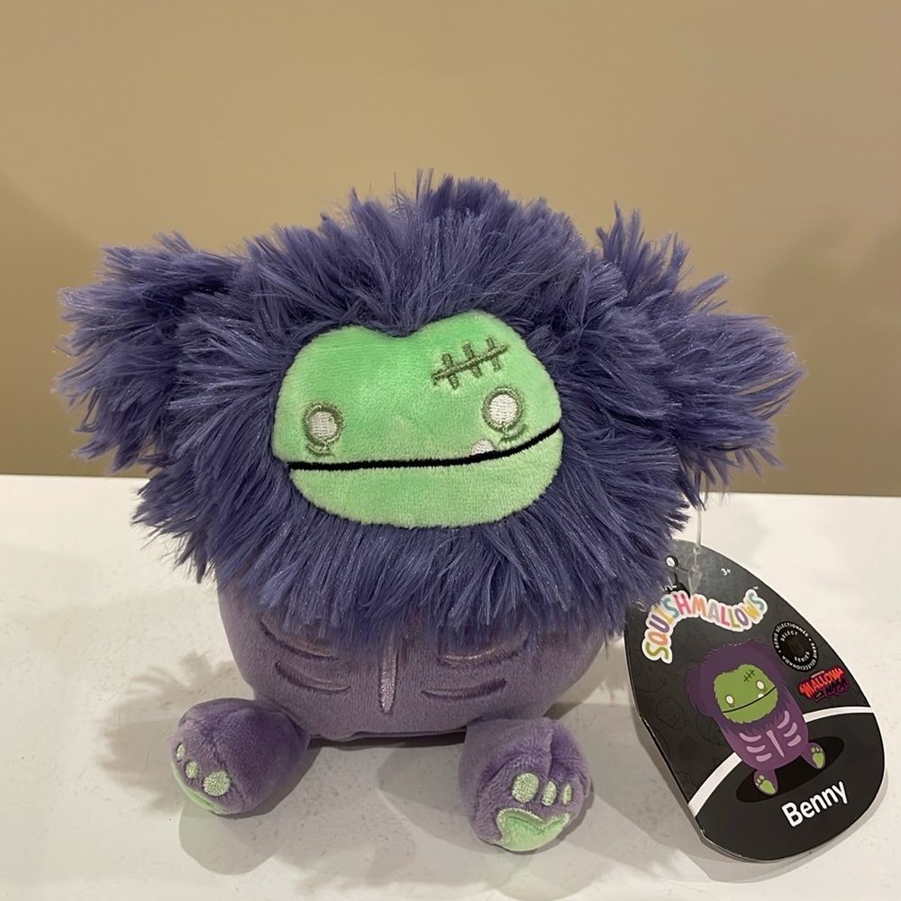 NWT 5” Zombie Benny Bigfoot Halloween Squishmallow - Select Series Mallow Mash